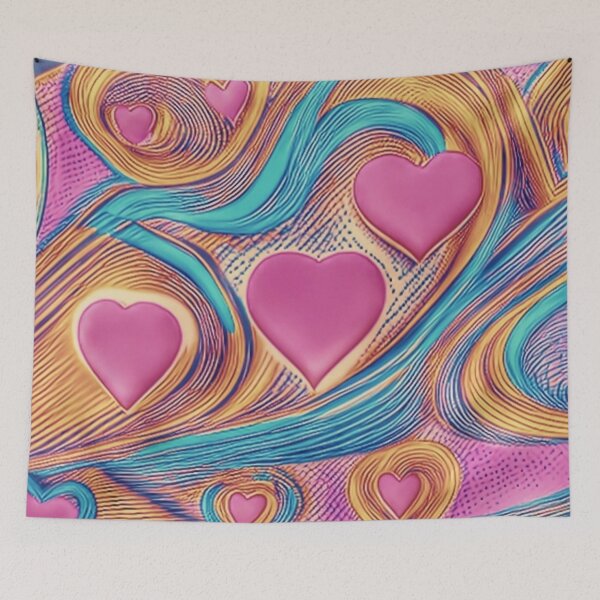 Item preview, Pink harts designed and sold by Mark&Roxana Designs.