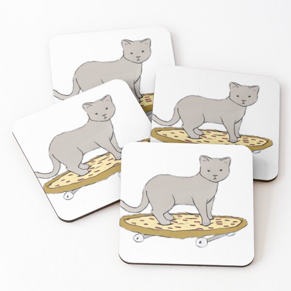 Item preview, Skateboarding Pizza Cat  designed and sold by decruhammij.