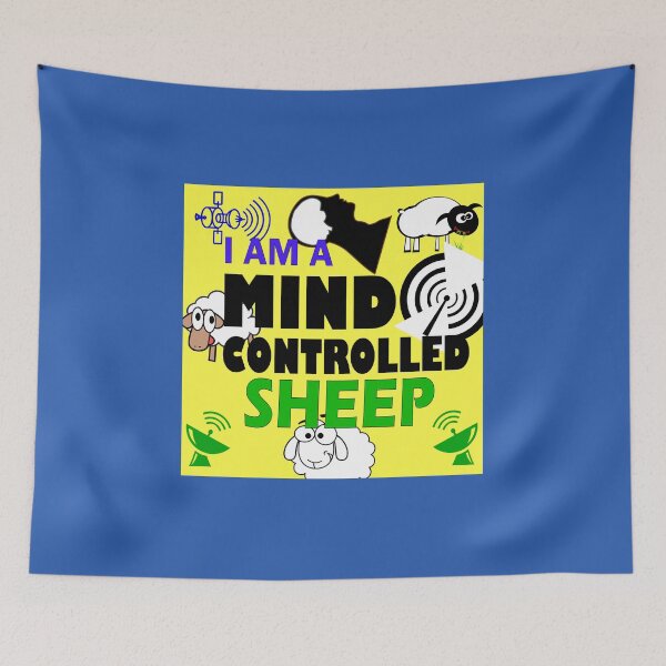 Item preview, Mind Controlled Sheep designed and sold by TeeZine.