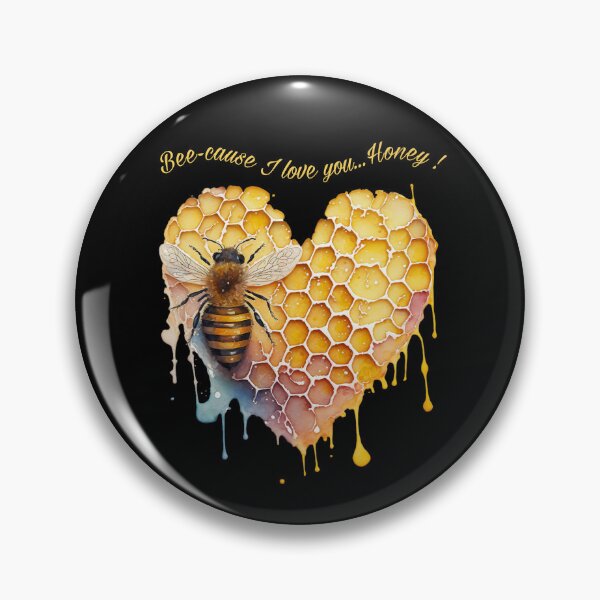 Item preview, Bee cause I Love you Honey - Funny Loving Cute Animal Pun designed and sold by Top Seller ⭐⭐⭐⭐⭐ 5/5.