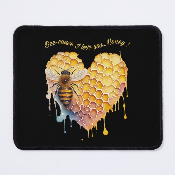 Item preview, Bee cause I Love you Honey - Funny Loving Cute Animal Pun designed and sold by Top Seller ⭐⭐⭐⭐⭐ 5/5.