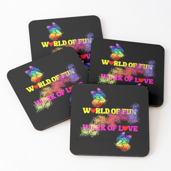 Item preview, World of Fun, Work of Love. designed and sold by ConradoBullhead.