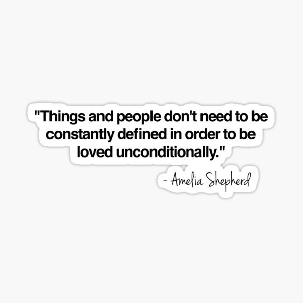 Item preview, Amelia Shepherd Quote designed and sold by themakingsofyou.
