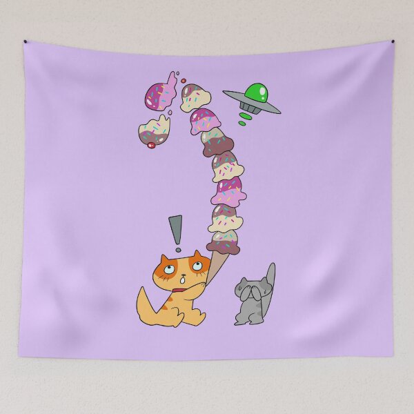 Item preview, Falling Icecream Cone designed and sold by SaradaBoru.