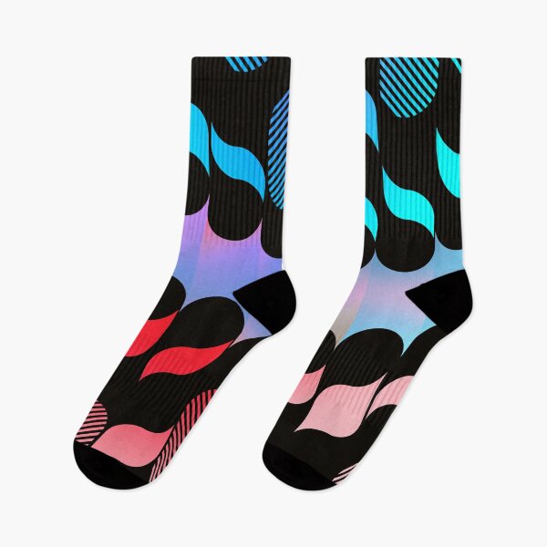 Item preview, VERGE Abstract Blue and Red Colorful Gradient designed and sold by artwaveDS.