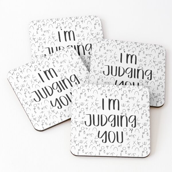 Item preview, I'm Judging You- gymnastics shorthand designed and sold by CoachAlainnee.Designs.