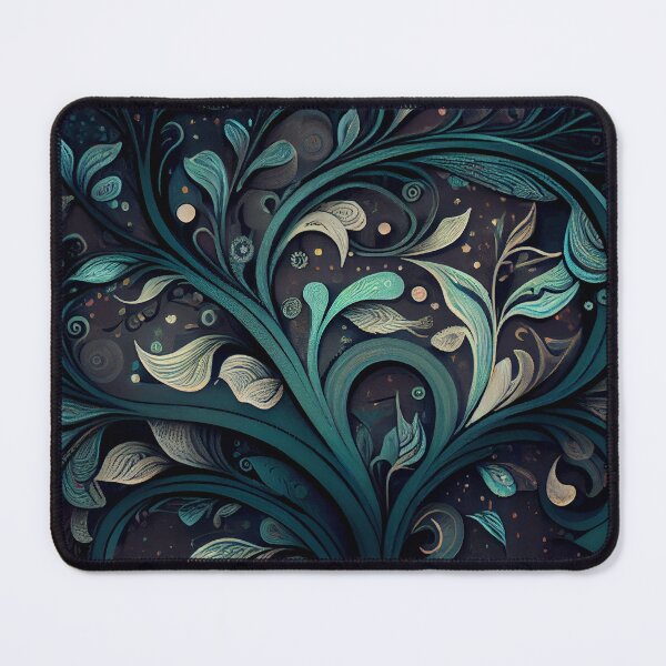 Artikelvorschau, Calming Organic Enchanted Pattern Digital Painting entworfen und verkauft von CodeAndColors.