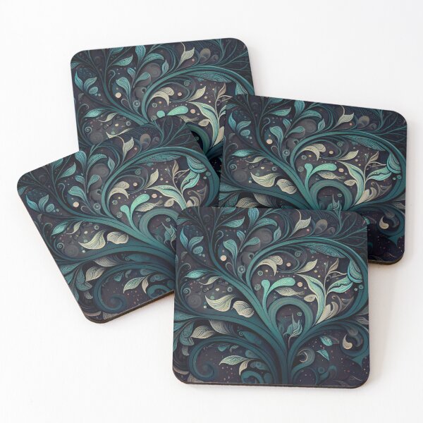 Item preview, Calming Organic Enchanted Pattern Digital Painting designed and sold by CodeAndColors.