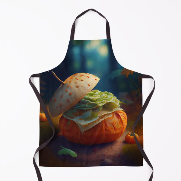 Artikelvorschau, Tortilla and Pumpkin in the Garden Digital Painting entworfen und verkauft von CodeAndColors.