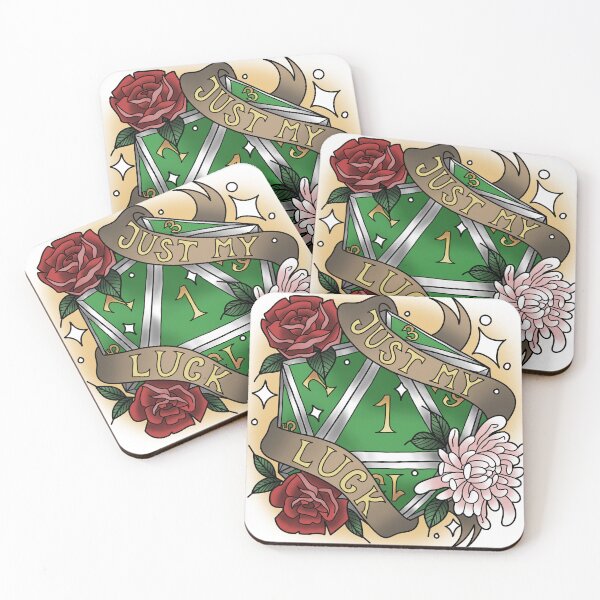 Item preview, Just My Luck Nat 1 Green designed and sold by Xyluxus.