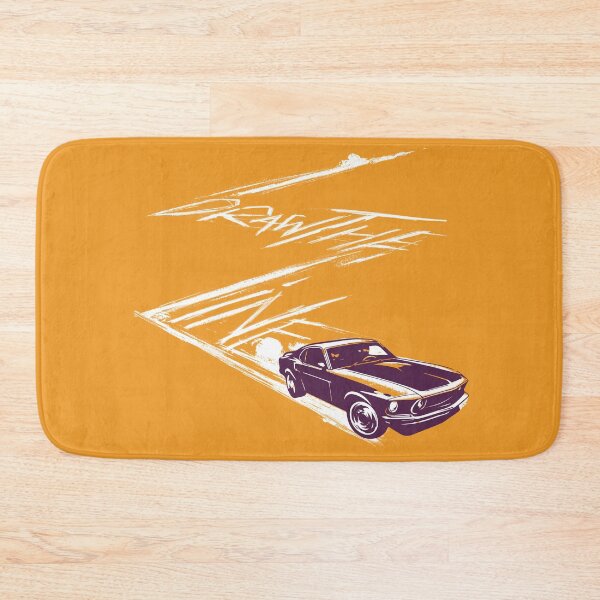Item preview, Draw the Line - Mustang Orange designed and sold by Kinky-Woom.