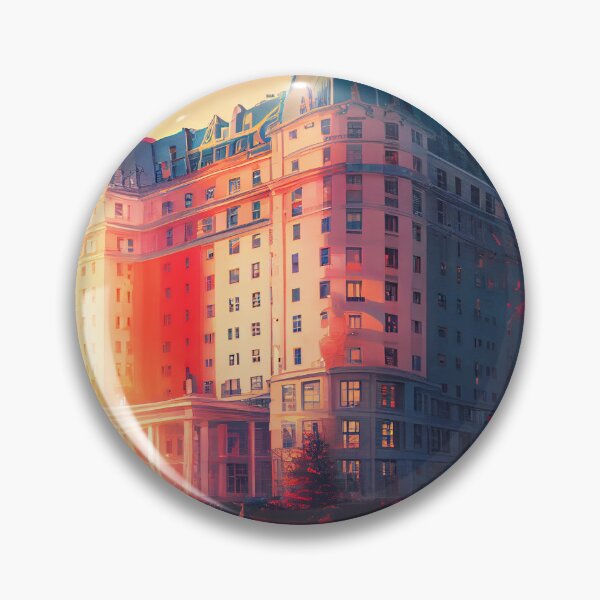 Artikelvorschau, Spring Sunsets in the Hotel Digital Painting entworfen und verkauft von CodeAndColors.