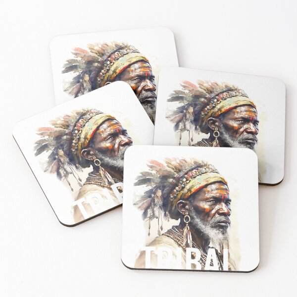 Item preview, AFRICAN MURSI TRIBE CHIEF | TRIBAL WARRIOR designed and sold by GambiJoop.
