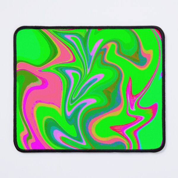 Item preview, Modern Swirl Abstract Pattern Neon Tones, Neon Green, Neon Pink, Green and Hot Pink Design designed and sold by theprintedclub.