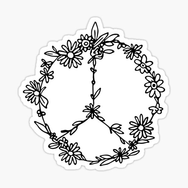 Download Flower Doodle Stickers Redbubble