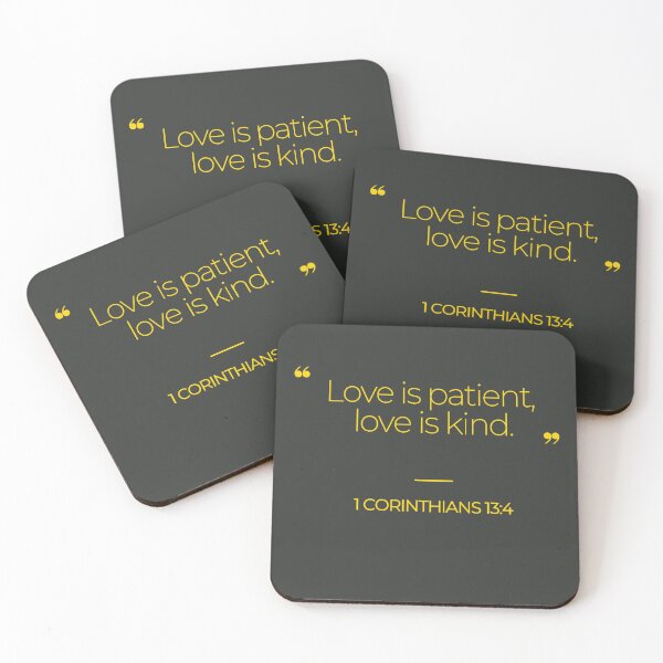 Item preview, Love is patient designed and sold by TonsPOD.