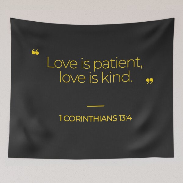 Item preview, Love is patient designed and sold by TonsPOD.