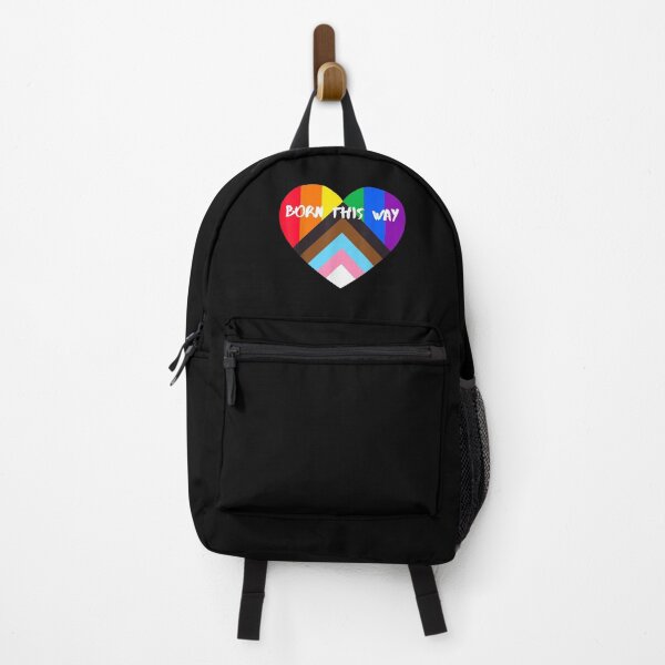 Item preview, Progress Pride Flag Heart Inclusivity - Born This Way  designed and sold by limonhakec.