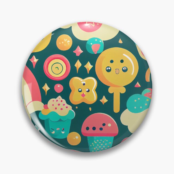 Artikelvorschau, Surreal Kawaii Contemporary Natural Pattern Digital Painting entworfen und verkauft von CodeAndColors.