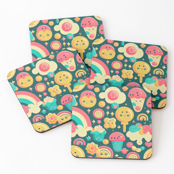 Item preview, Surreal Kawaii Contemporary Natural Pattern Digital Painting designed and sold by CodeAndColors.