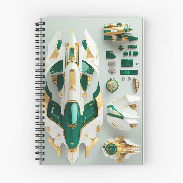Item preview, Knolling Spaceship model ASR designed and sold by Adwik.