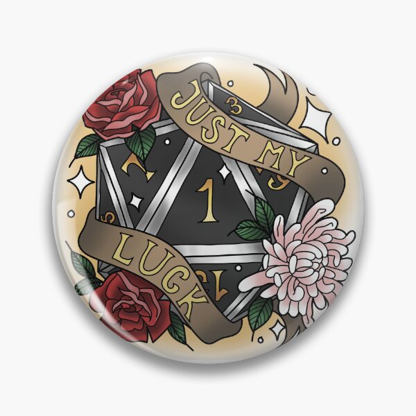 Item preview, Just My Luck Nat 1 Black designed and sold by Xyluxus.
