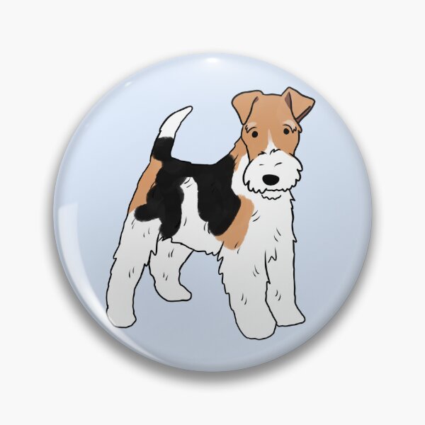 Item preview, Wire fox terrier dog cute illustration  designed and sold by Yarafantasyart.