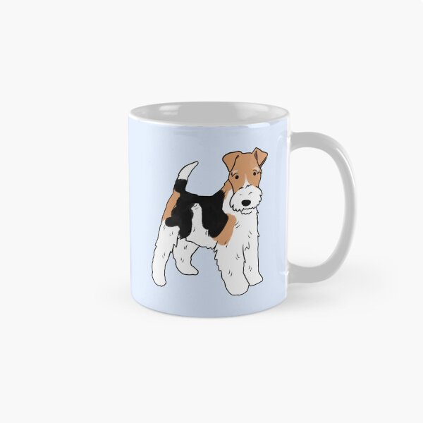 Item preview, Wire fox terrier dog cute illustration  designed and sold by Yarafantasyart.