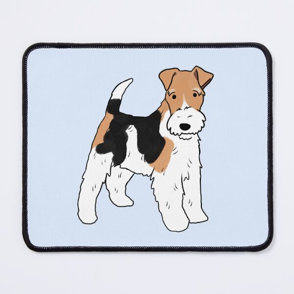 Item preview, Wire fox terrier dog cute illustration designed and sold by Yarafantasyart.