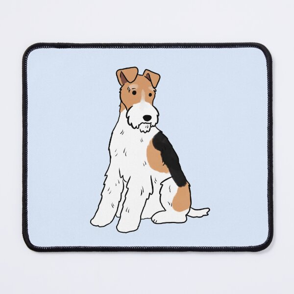 Item preview, Wire fox terrier dog cute illustration designed and sold by Yarafantasyart.