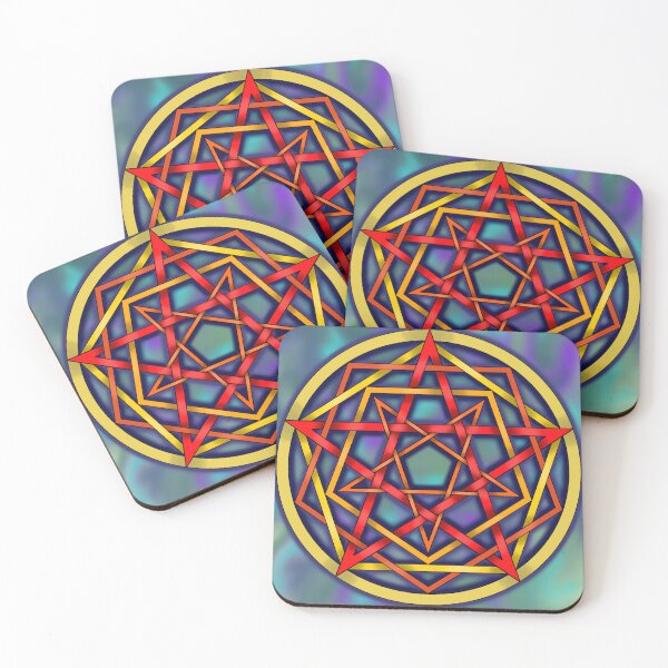 Item preview, Duality Pentaknot -Fire and Water designed and sold by A-Rickety-Ninja.