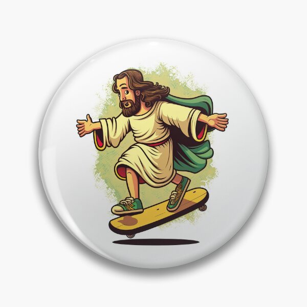 Item preview, Jesus On A Skateboard, Skate, Skateboard designed and sold by Skateboard-Art.