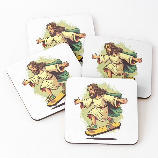 Item preview, Jesus On A Skateboard, Skate, Skateboard designed and sold by Skateboard-Art.