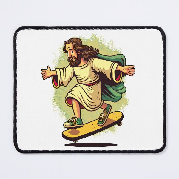 Item preview, Jesus On A Skateboard, Skate, Skateboard designed and sold by Skateboard-Art.