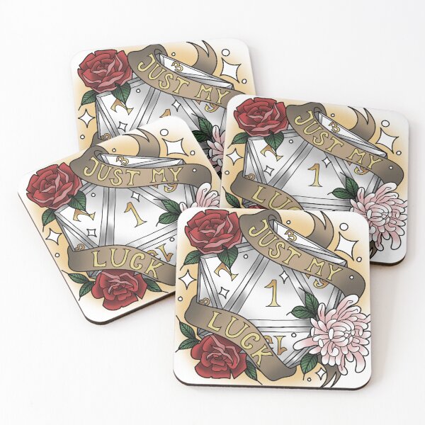 Item preview, Just My Luck Nat 1 White designed and sold by Xyluxus.