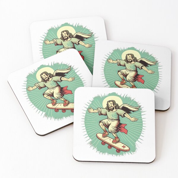Item preview, Jesus On A Skateboard, Skate, Skateboard designed and sold by Skateboard-Art.