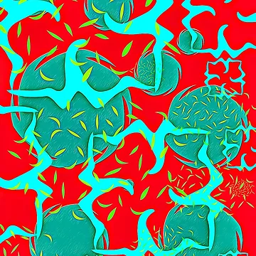 Artwork thumbnail, Multi Color Abstract by MIKAFXSTORE