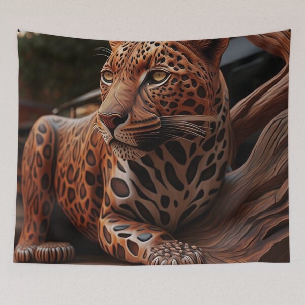 Item preview, Crafting the Hyper-Realistic 3D Jaguar: The Art of Woodwork designed and sold by DaniFantasy.