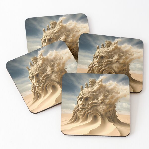 Item preview, Sandcastle with Face Gone with the Wind Desert artwork designed and sold by FRSquare.