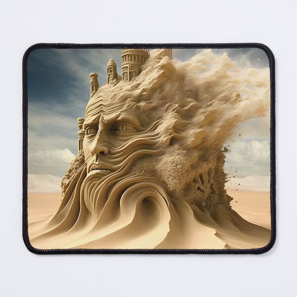 Item preview, Sandcastle with Face Gone with the Wind Desert artwork designed and sold by FRSquare.