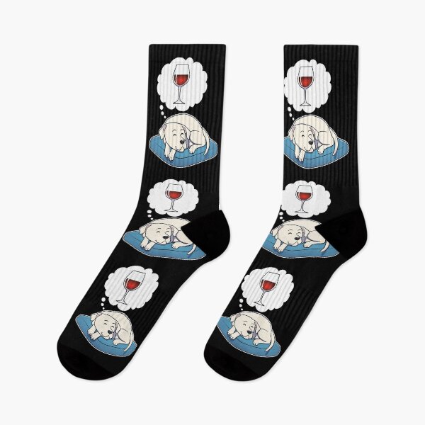 Item preview, Dogo Argentino dreaming about Red Wine designed and sold by DoggieDelights.