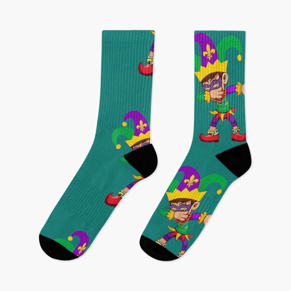 Item preview, Dabbing Boy Mardi Gras T-Shirt designed and sold by zedbubblez.