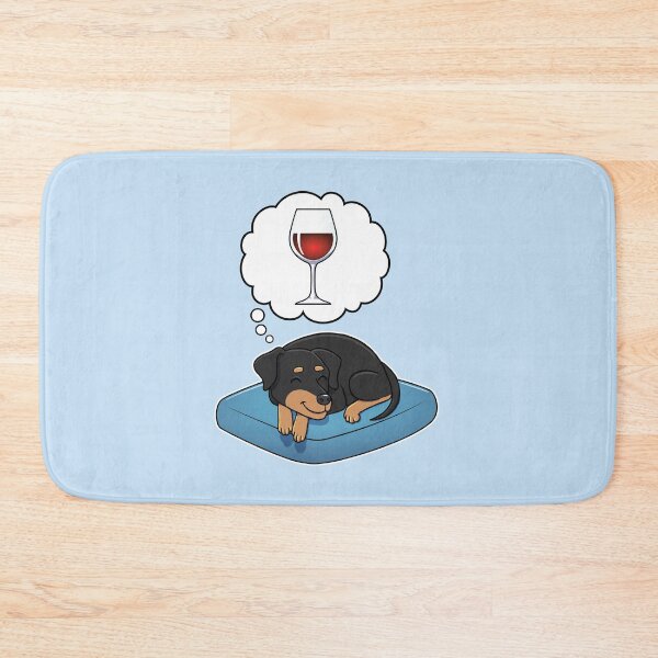 Item preview, Miniature Pinscher dreaming about Red Wine designed and sold by DoggieDelights.
