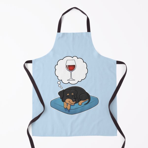 Item preview, Miniature Pinscher dreaming about Red Wine designed and sold by DoggieDelights.
