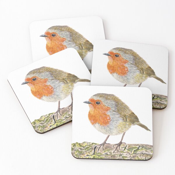 Item preview, European Robin Bird designed and sold by BirdsNatureArt.