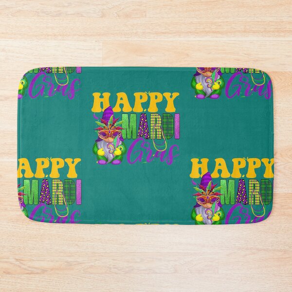 Item preview, Happy Mardi Gras Gnome With Carnival Mask Fat Tuesday Parade T-Shirt designed and sold by zedbubblez.