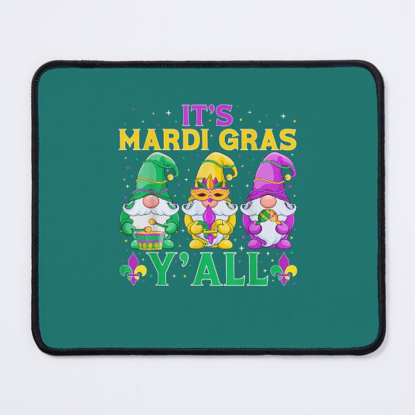 Item preview, Its Mardi Gras Y'All Gnomes Squad Party Parade 2023 MenWomen T-Shirt designed and sold by zedbubblez.