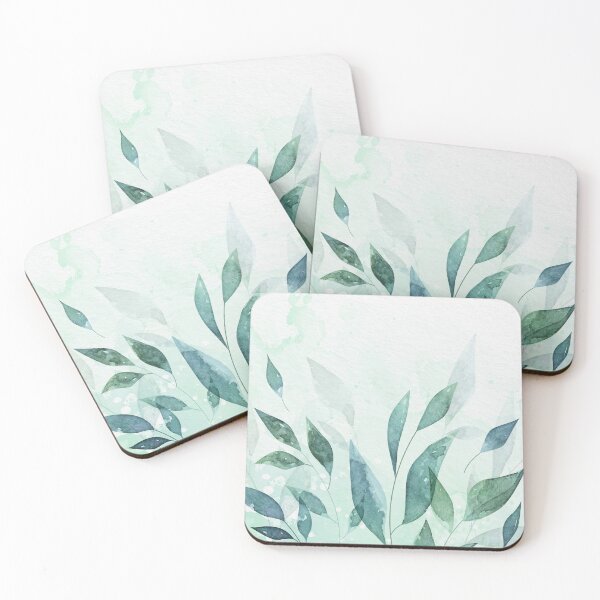 Item preview, Watercolor leaves designed and sold by B & K     Store.