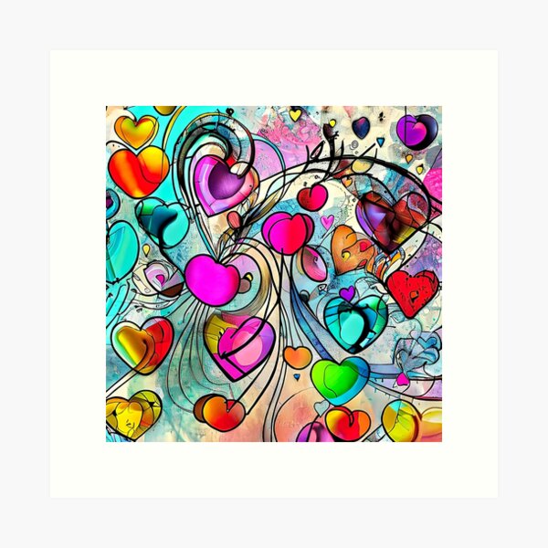 Item preview, Heart theme designed and sold by bogfl.