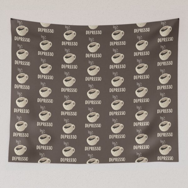 Item preview, Funny Coffee Puns Depresso designed and sold by Marzuqi Che Rose.